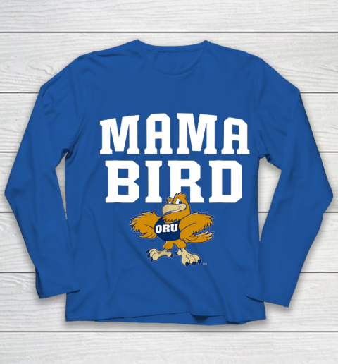Oral Roberts Golden Eagles Mama Mascot Youth Long Sleeve 7