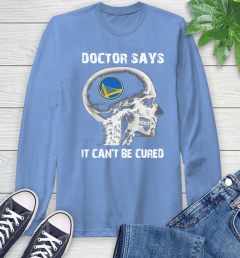 Nba Golden State Warriors Basketball Skull It Can T Be Cured Shirt Itees Global