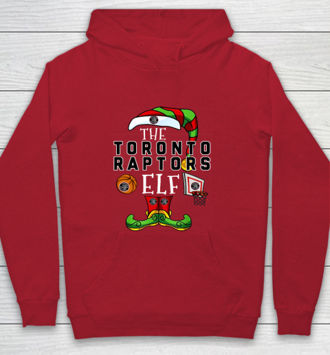 Toronto Raptors Christmas ELF Funny NBA Youth Hoodie 7