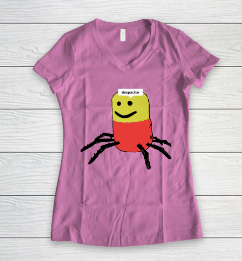 Despacito Target Spider Women's V-Neck T-Shirt 8