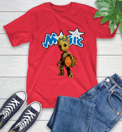 Orlando Magic NBA Basketball Groot Marvel Guardians Of The Galaxy T-Shirt 10