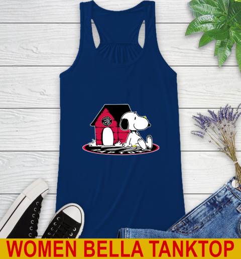 NBA Basketball Toronto Raptors Snoopy The Peanuts Movie Shirt Racerback Tank 9