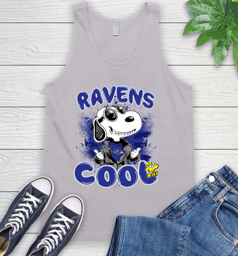 NFL Football Baltimore Ravens Cool Snoopy Shirt Tank Top 3