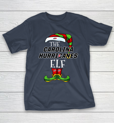Carolina Hurricanes Christmas ELF Funny NHL T-Shirt 3