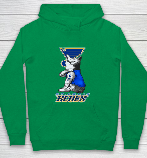 NHL My Cat Loves St.Louis Blues Hockey Youth Hoodie 4