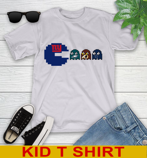 New York Giants NFL Football Pac Man Champion Youth T-Shirt 5