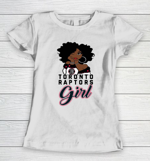Toronto Raptors Girl NBA Women's T-Shirt 3