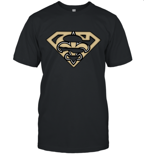 We Are Undefeatable The New Orleans Saints x Superman NFL Unisex Jersey Tee