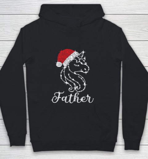 Father's Day Funny Gift Ideas Apparel  Cute Dabbing Unicorn Father Funny Christmas Gift T Shirt Youth Hoodie