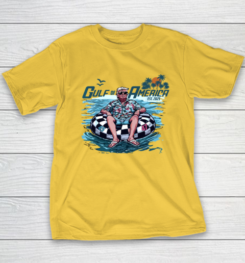 Funny Trump Shirt Gulf Of Us America Est 2025 Youth T-Shirt 4