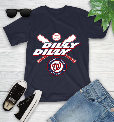 MLB Washington Nationals Dilly Dilly Baseball Sports Youth T-Shirt 3