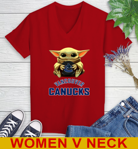 NHL Hockey Vancouver Canucks Star Wars Baby Yoda Shirt 88