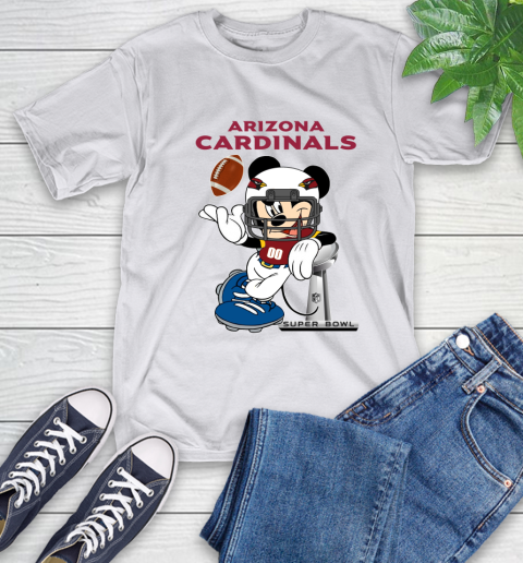 NFL Arizona Cardinals Mickey Mouse Disney Super Bowl Football T Shirt T-Shirt 24