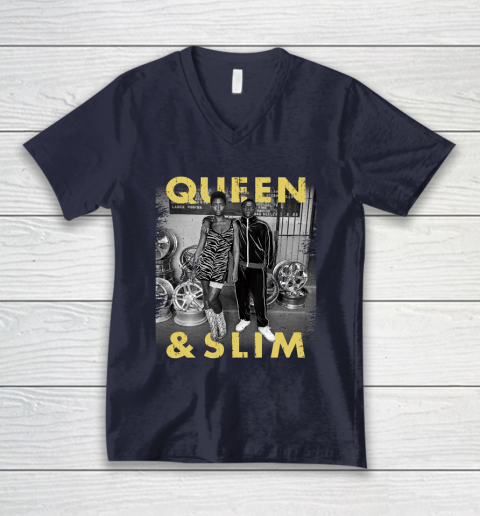 Queen and Slim Poster V-Neck T-Shirt 2