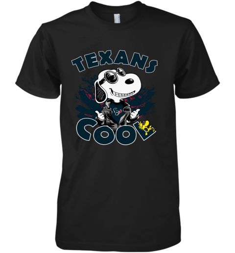 Houston Texans Snoopy Joe Cool We're Awesome Premium Men's T-Shirt