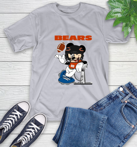 NFL Chicago Bears Mickey Mouse Disney Super Bowl Football T Shirt T-Shirt 6