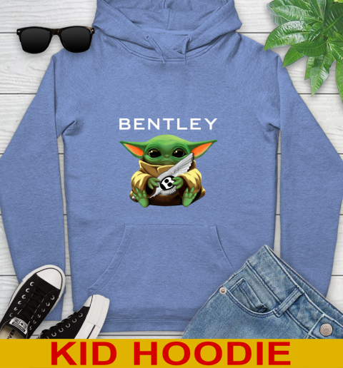 Star Wars Baby Yoda Hugs Bentley Car Shirt 139