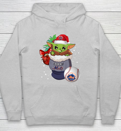 New York Mets Christmas Baby Yoda Star Wars Funny Happy MLB Hoodie 6