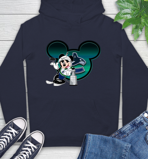 NHL Vancouver Canucks Stanley Cup Mickey Mouse Disney Hockey T Shirt Hoodie 4