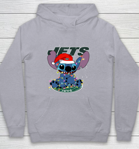 New York Jets NFL Football noel stitch Christmas Youth Hoodie 4