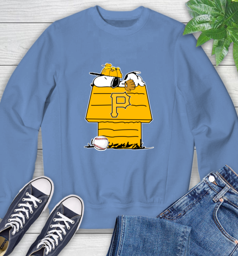 MLB Pittsburgh Pirates Snoopy Woodstock The Peanuts Movie Baseball T Shirt Sweatshirt 11