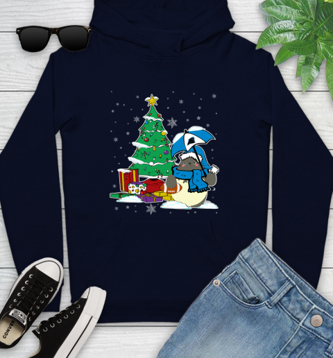 Carolina Panthers NFL Football Cute Tonari No Totoro Christmas Sports Youth Hoodie 3
