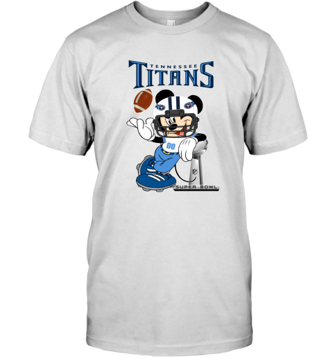 NFL Tennessee Titans Mickey Mouse Disney Super Bowl Football T Shirt