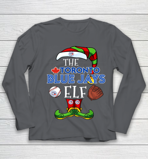 Toronto Blue Jays Christmas ELF Funny MLB Youth Long Sleeve 6