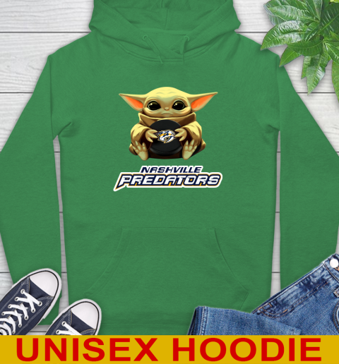 NHL Hockey Nashville Predators Star Wars Baby Yoda Shirt 20