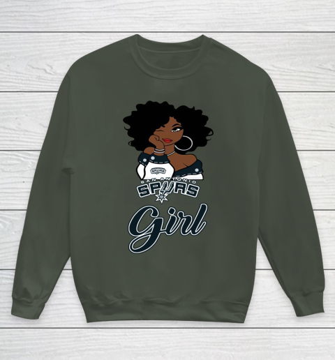 San Antonio Spurs Girl NBA Youth Sweatshirt 10