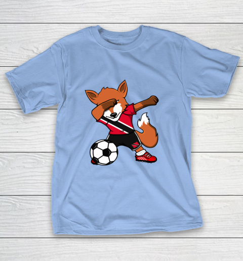 Dabbing Fox Trinidad and Tobago Soccer Fans Jersey Football T-Shirt 11