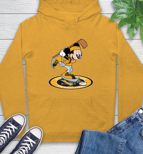 NHL Hockey Pittsburgh Penguins Cheerful Mickey Disney Shirt Hoodie 3