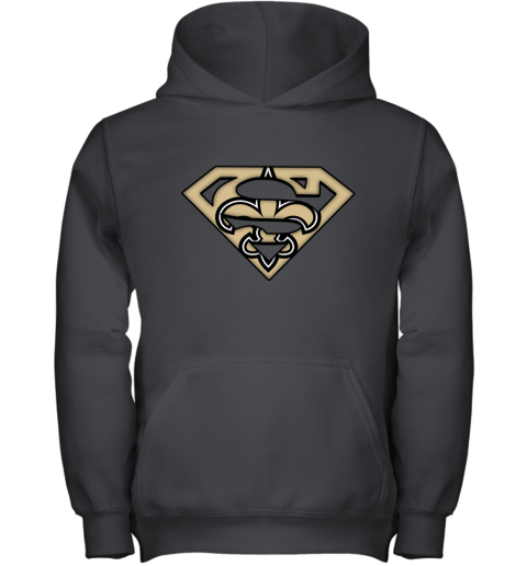 We Are Undefeatable The New Orleans Saints x Superman NFL Youth Hoodie