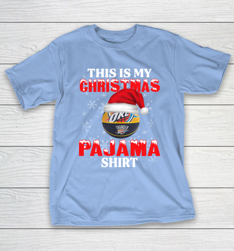 Oklahoma City Thunder This Is My Christmas Pajama Shirt NBA T-Shirt 10