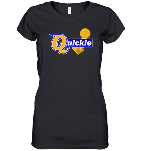 Draymond Green Championship Parade Quickie Women's V-Neck T-Shirt