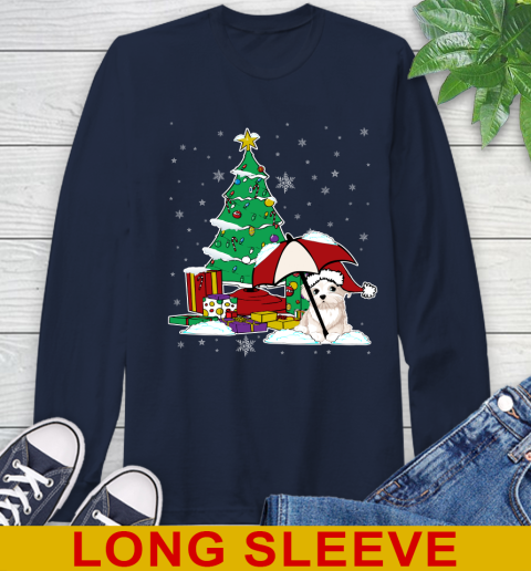 Maltese Christmas Dog Lovers Shirts 57
