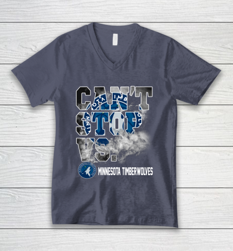 NBA Minnesota Timberwolves Basketball Can't Stop Vs V-Neck T-Shirt 7