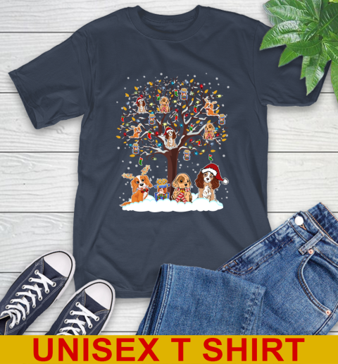 Coker spaniel dog pet lover christmas tree shirt 144