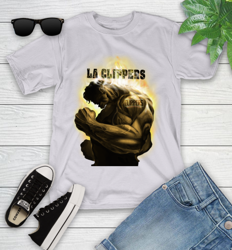 LA Clippers NBA Basketball Hulk Marvel Avengers Sports Youth T-Shirt 4