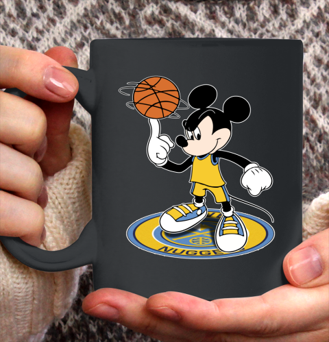 NBA Basketball Denver Nuggets Cheerful Mickey Disney Shirt Ceramic Mug 15oz