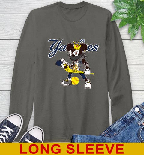 New York Yankees MLB Baseball Mickey Peace Sign Sports Long Sleeve T-Shirt 8