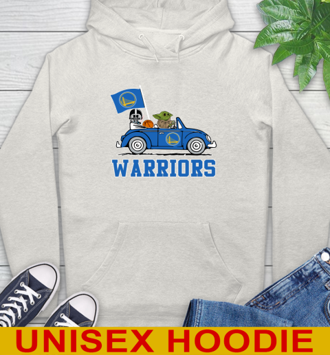 NBA Basketball Golden State Warriors Darth Vader Baby Yoda Driving Star Wars Shirt Hoodie 12