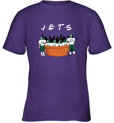 The New York Jets Together F.R.I.E.N.D.S NFL 6xbf the new york jets together friends nfl youth t shirt 26 front purple