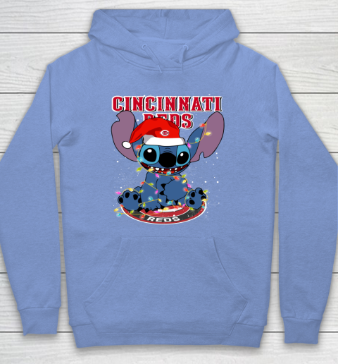 Cincinnati Reds MLB noel stitch Baseball Christmas Hoodie 7