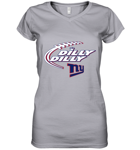 NFL New York Giants Dilly Dilly Football Sports SRDF4IFCP7Y women v neck t shirt 39 95 151514 front sport grey