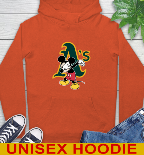 Oakland Athletics MLB Baseball Dabbing Mickey Disney Sports Hoodie 5