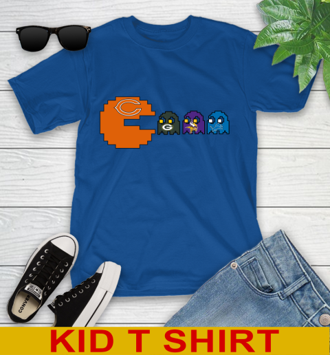 Chicago Bears NFL Football Pac Man Champion Youth T-Shirt 9