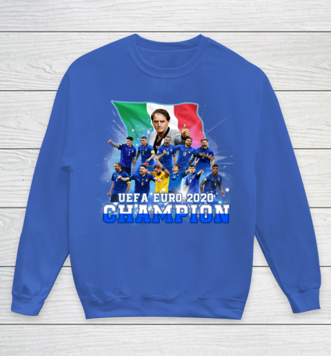 Italy European Champions 2020 Team Youth Sweatshirt 6