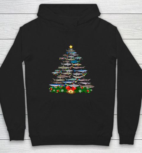 SHARK Christmas Tree Shirt SHARK Lovers Gifts Hoodie