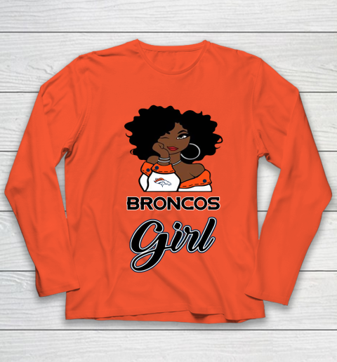 Denver Broncos Girl NFL Youth Long Sleeve 4